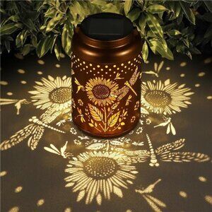 New Solar Lanterns Outdoor Waterproof Hummingbird Garden Decor Christmas Gifts